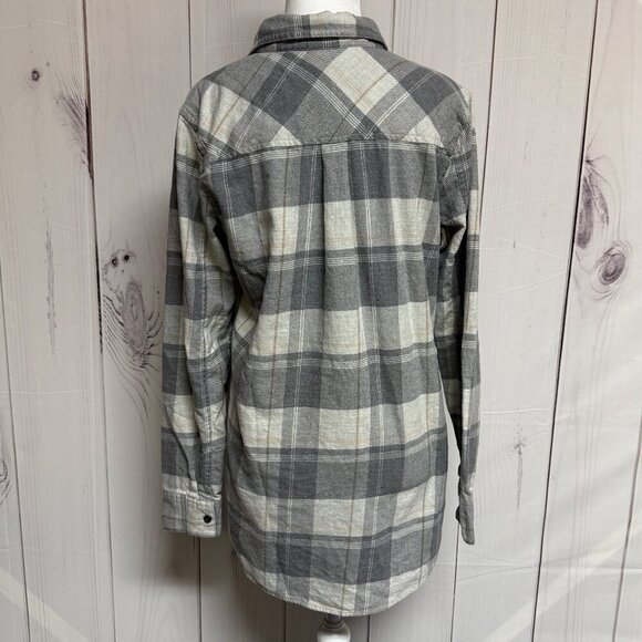 Patagonia Women’s Aspen Forest Tunic Gray White Plaid Size Small Style 53235 - Picture 4 of 10